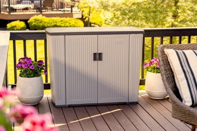 Image showing  130 gal. Backyard Oasis Resin Storage Unit