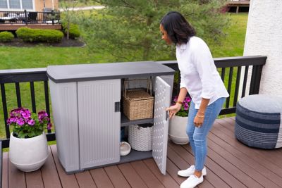 Image showing  130 gal. Backyard Oasis Resin Storage Unit