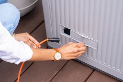 Image showing  130 gal. Backyard Oasis Resin Storage Unit