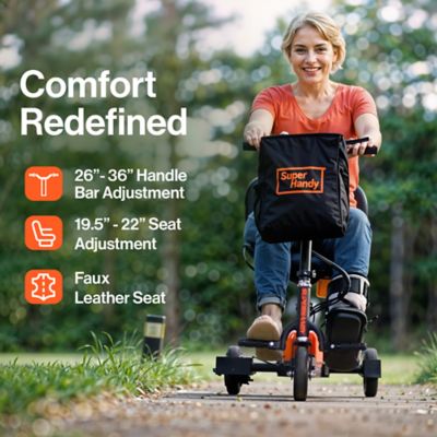 Image showing 6 th SuperHandy Adult 3-Wheel Powered Mobility Scooter