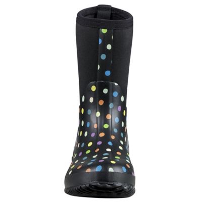 Image showing 5 th Blue Mountain Women's Dot Pattern Insulated Neoprene Rubber Boots