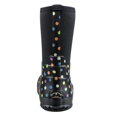 Image showing  Women's Dot Pattern Insulated Neoprene Rubber Boots