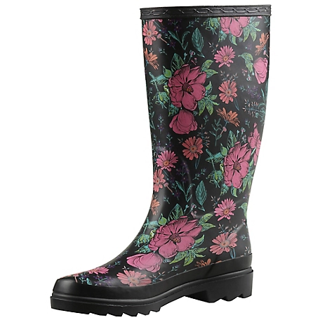 Blue Mountain Women's Rubber Boots Floral - 2056006 at Tractor Supply Co.