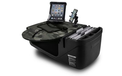 AutoExec Roadmaster Car Desk with X-Grip Phone Mount - Black