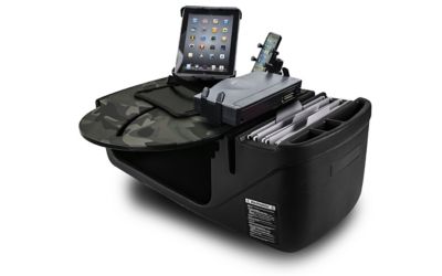 AutoExec Roadmaster Car Desk with X-Grip Phone Mount - Black
