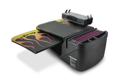 AutoExec Gripmaster Car Desk With Printer Stand And Power Inverter