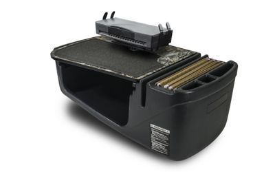 AutoExec GripMaster 02 Efficiency Auto Desk w/ Writing Surface & Supply  Organizer, Gray