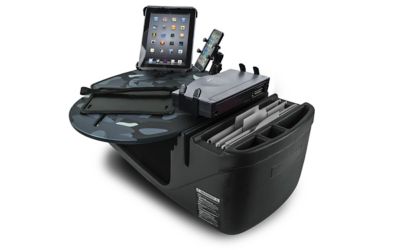 AutoExec Roadmaster Car Desk with Phone Mount and Printer Stand