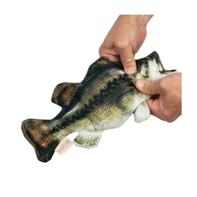 Territory Floppy Bass Plush Dog Toy