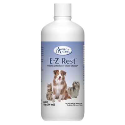 Omega Alpha E-Z Rest Liquid Calming Supplement for Dogs and Cats