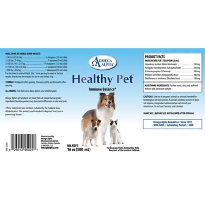 Image showing  Healthy Pet Immune Balance Supplement for Dogs and Cats