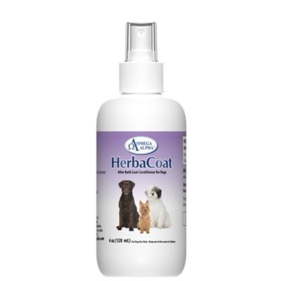 Omega Alpha HerbaCoat Lavender Scented After-Bath Coat Conditioner for Dogs, 4 oz.
