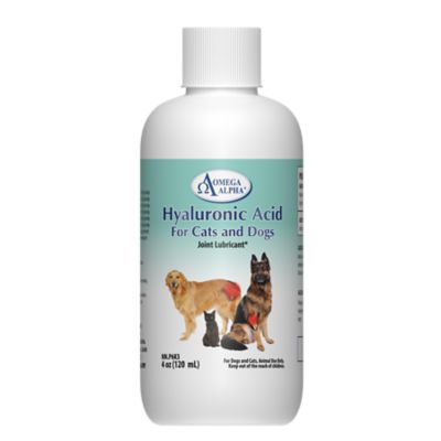 Omega Alpha Hyaluronic Acid Joint Lubricant for Cats and Dogs, 4 oz.