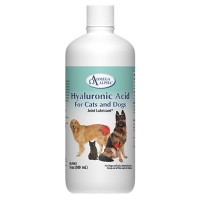 Omega Alpha Hyaluronic Acid Joint Lubricant for Cats and Dogs, 16 oz.