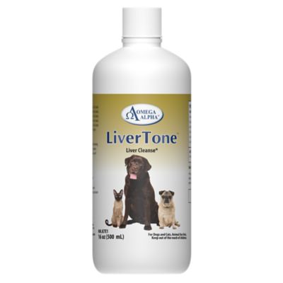 Omega Alpha LiverTone Liver Cleanse Supplement for Dogs and Cats