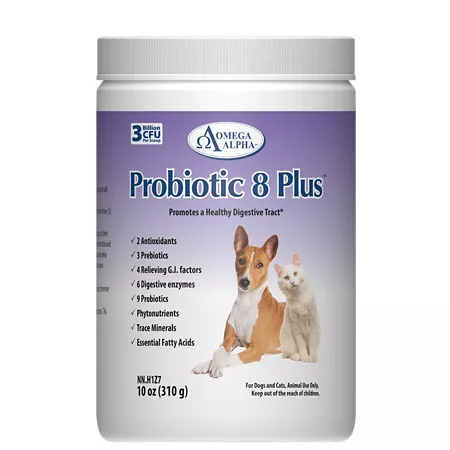 Omega Alpha Probiotic 8 Plus 450714 Dog Digestion Supplements