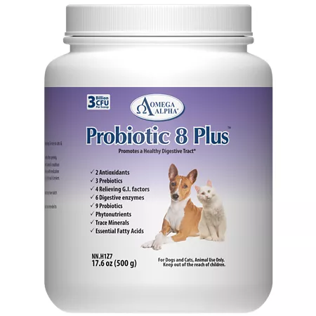 Omega Alpha Probiotic 8 Plus 450721 Dog Digestion Supplements