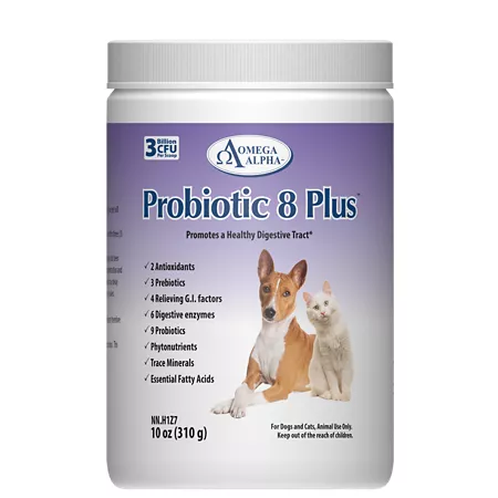 Omega Alpha Probiotic 8 Plus 450738 Dog Digestion Supplements