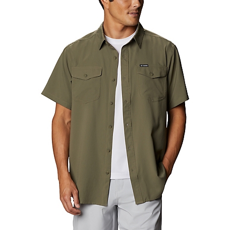 Columbia Men's Utilizer II Solid Short Sleeve Shirt - Stone Green