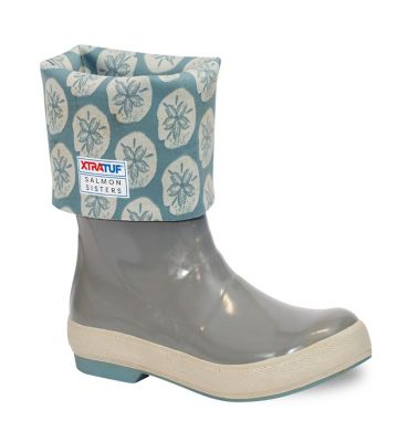 Image showing 1 th XTRATUF Women's Salmon Sisters Legacy Sand Dollar Knee-High Waterproof Boots, 15 in.