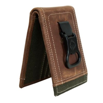Image showing  Canvas/Leather Front Pocket Wallet