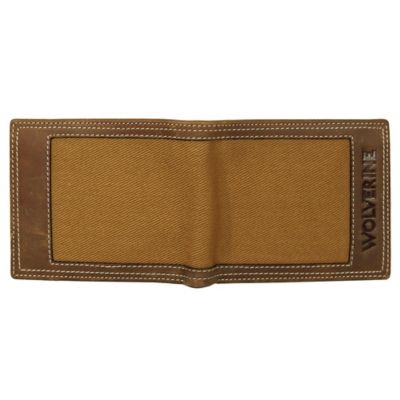 Image showing  Canvas/Leather Bifold Wallet