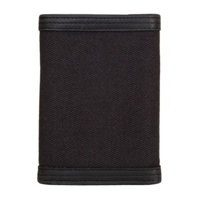 Image showing  Men's Canvas/Leather Trifold Wallet