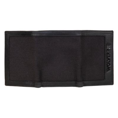 Image showing  Men's Canvas/Leather Trifold Wallet