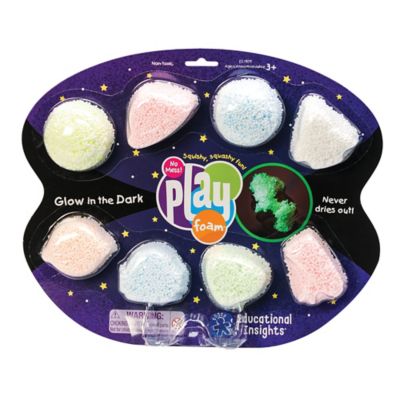 Educational Insights Glow-in-the-Dark Playfoam, 8-Pack
