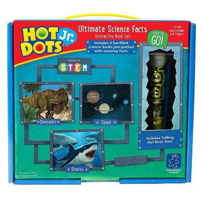 Educational Insights Hot Dots Jr. Ultimate Science Facts Interactive Book Set with Talking Pen, 2329