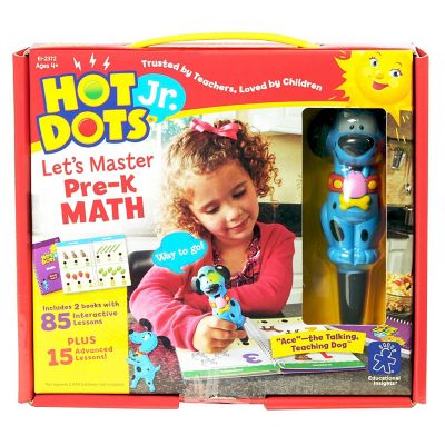 Educational Insights Hot Dots Jr. Let's Master Pre-K Math Set with Ace Pen