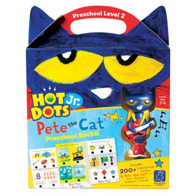 Educational Insights Hot Dots Jr. Pete the Cat - Preschool Rocks! Set with Pete Pen