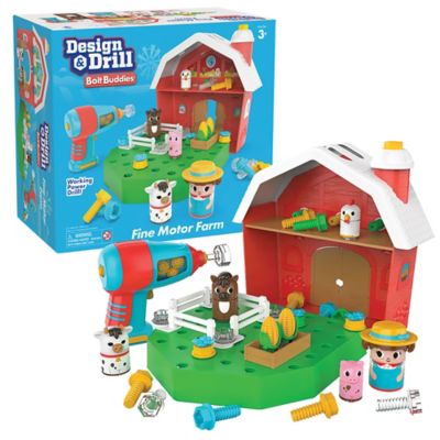 Educational Insights Design & Drill Bolt Buddies Barn, 4134