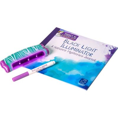 Educational Insights Nancy B's Science Club Black Light Illuminator & Nature's Mysteries Journal, 5355