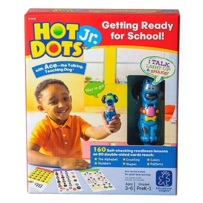 Educational Insights Hot Dots Jr. Getting Ready for School! Set with Ace Pen, 6106