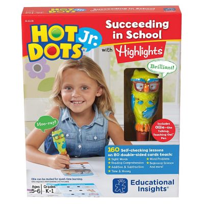 Educational Insights Hot Dots Jr. Succeeding in School Set with Highlights, 6108