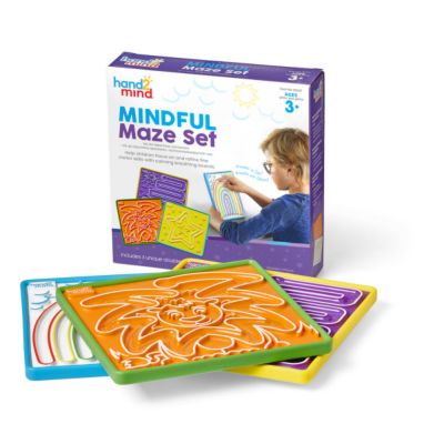 hand2mind Mindful Maze Take a Breath Mindfulness Learning Toy Set