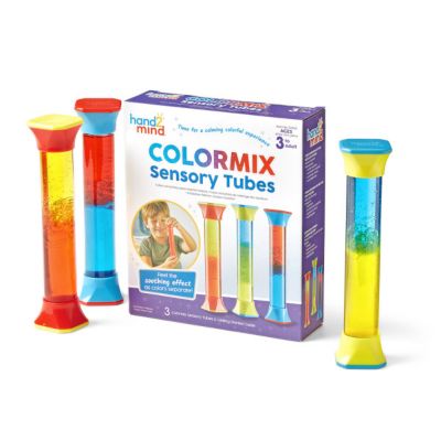 hand2mind ColorMix Sensory Tubes Playset