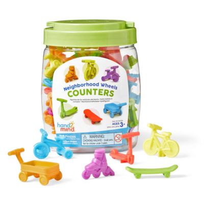 hand2mind Neighbourhood Wheels Counters, 94439