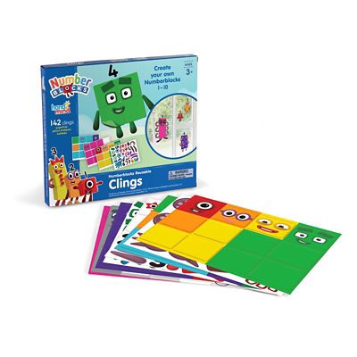 hand2mind Numberblocks 1-10 Reusable Clings, 94746