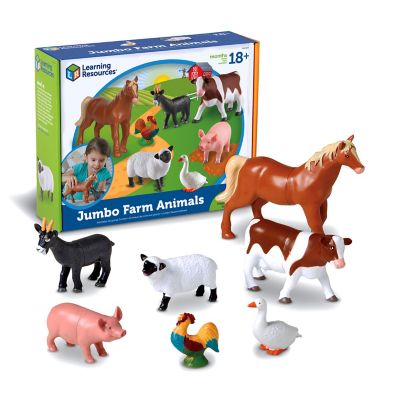 Learning Resources Jumbo Farm Animals Set