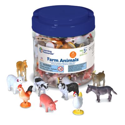 Learning Resources Farm Animal Counters -, Set of 60, LER0810