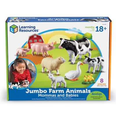 Learning Resources Jumbo Farm Animals: Mommas and Babies, LER0835