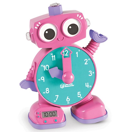 Learning Resources Tock the Learning Clock Pink, LER2385P