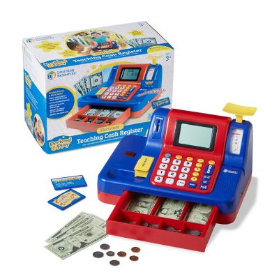 Learning Resources Pretend & Play Teaching Cash Register, LER2690