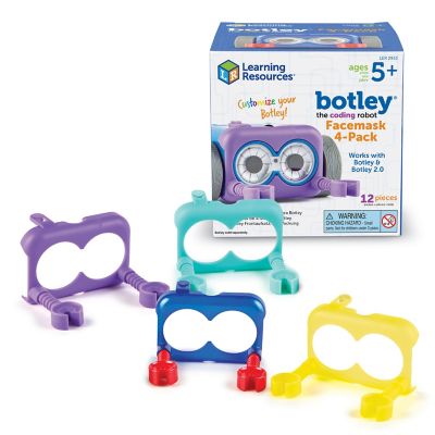 Learning Resources Botley The Coding Robot Facemask 4 Pack, Ler2953