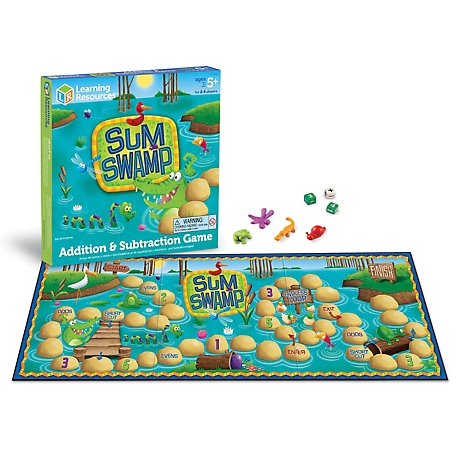 Learning Resources Sum Swamp Addition & Subtraction Game, LER5052