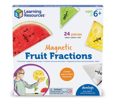 Learning Resources Magnetic Fruit Fractions, LER5068