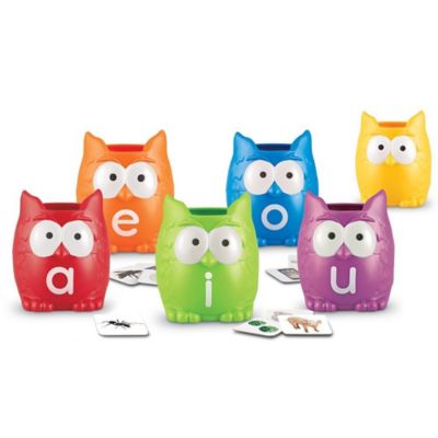 Learning Resources Vowel Owls Sorting Set
