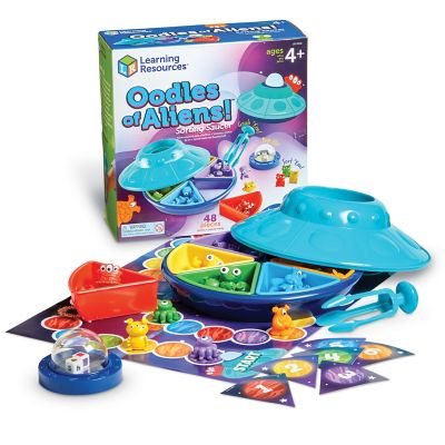 Learning Resources Oodles of Aliens Sorting Saucer, LER5546